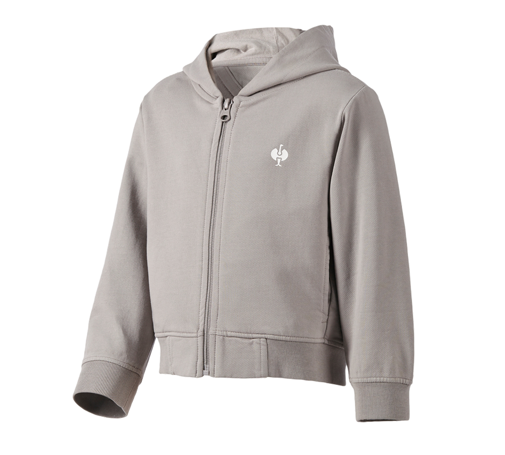 Primary image Hooded sweat jacket e.s.motion ten, children's opalgrey vintage