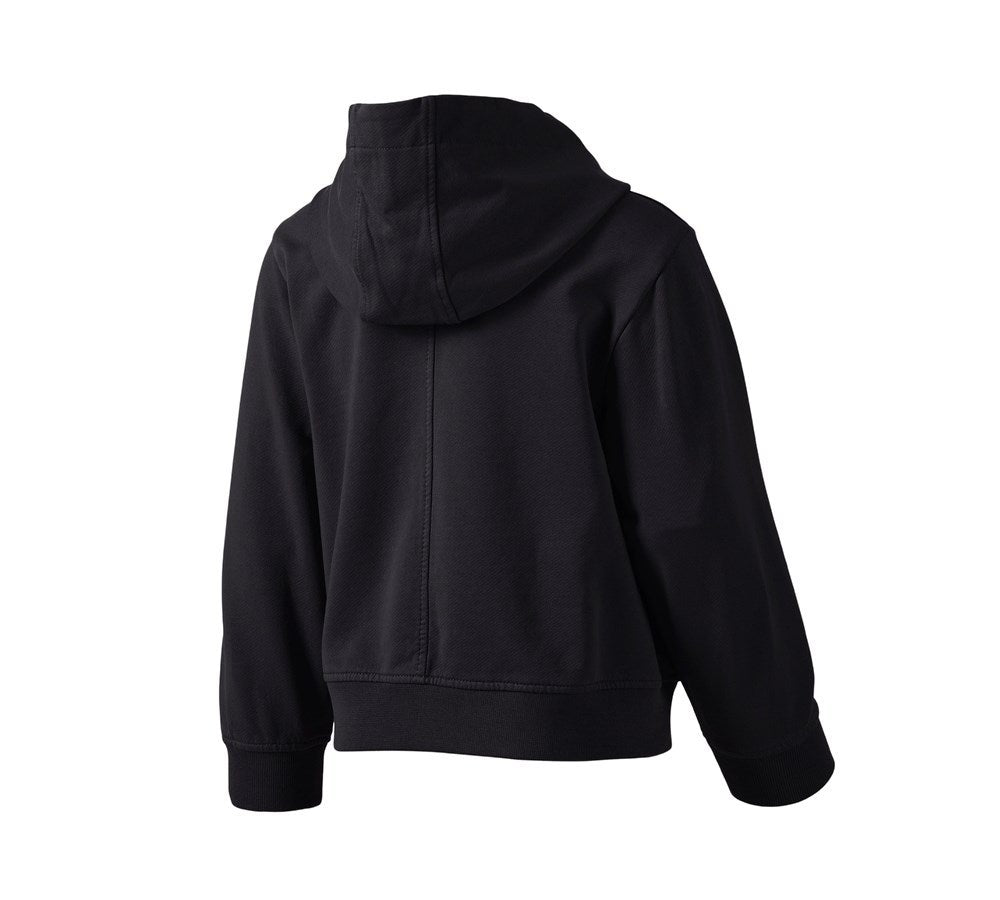 Secondary image Hooded sweat jacket e.s.motion ten, children's oxidblack vintage