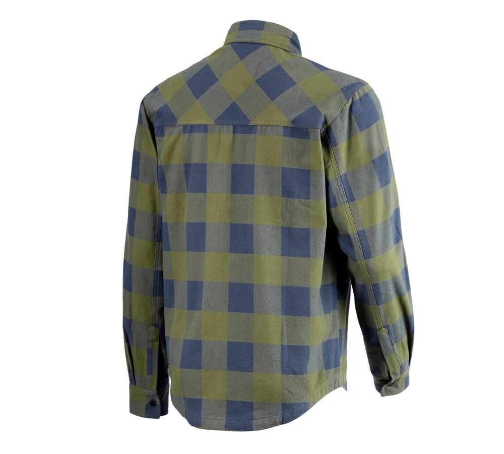 Secondary image Check shirt e.s.iconic mountaingreen/oxidblue