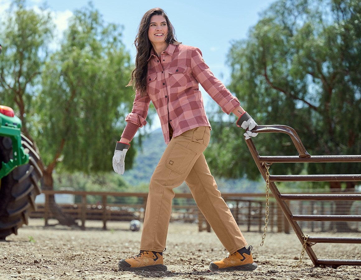 Additional image 6 Check shirt e.s.iconic, ladies' quartz pink/oxidred