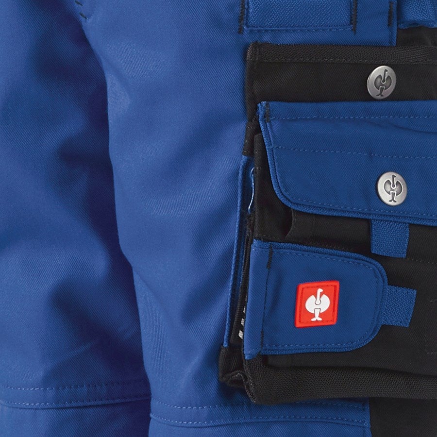 Detailed image Children's trousers e.s.motion royalblue/black