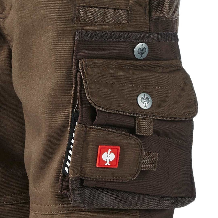 Detailed image Children's trousers e.s.motion Winter hazelnut/chestnut