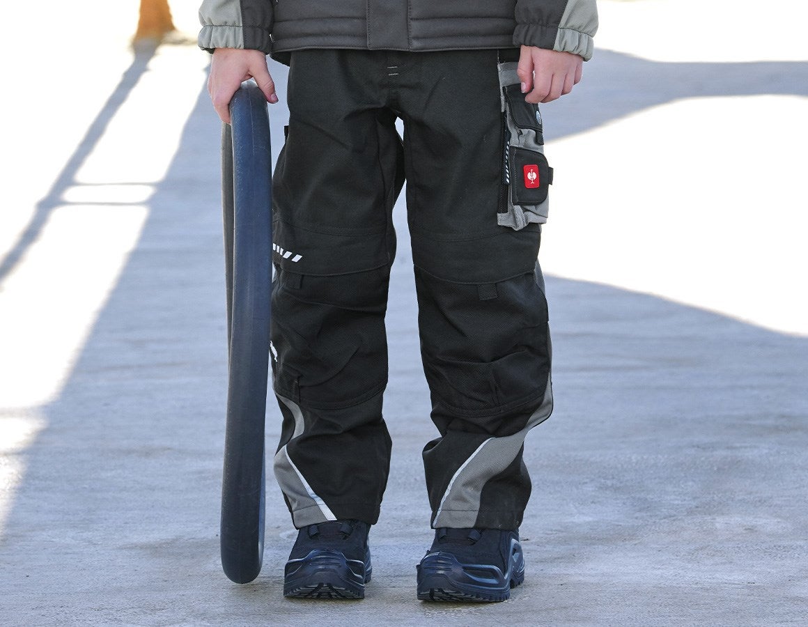 Main action image Children's trousers e.s.motion Winter graphite/cement