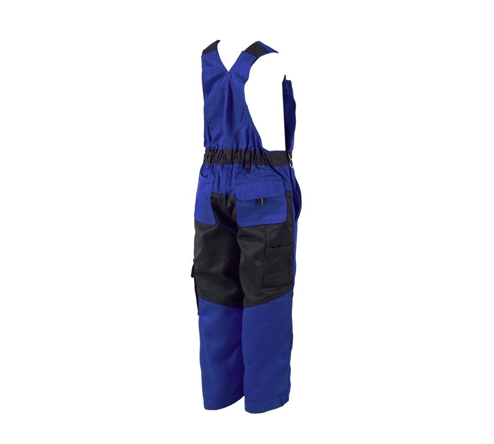 Secondary image Children's bib & brace e.s.image royalblue/black