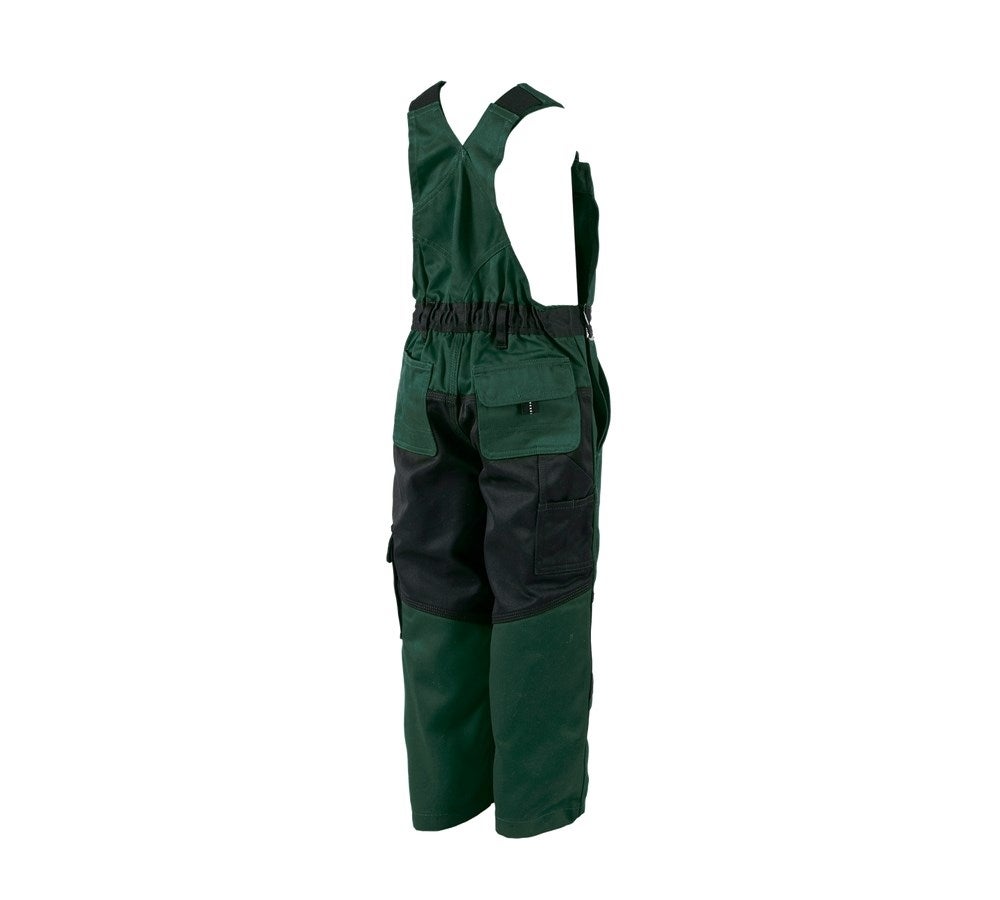 Secondary image Children's bib & brace e.s.image green/black