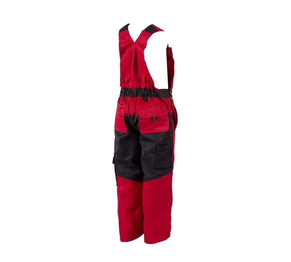 Secondary image Children's bib & brace e.s.image red/black