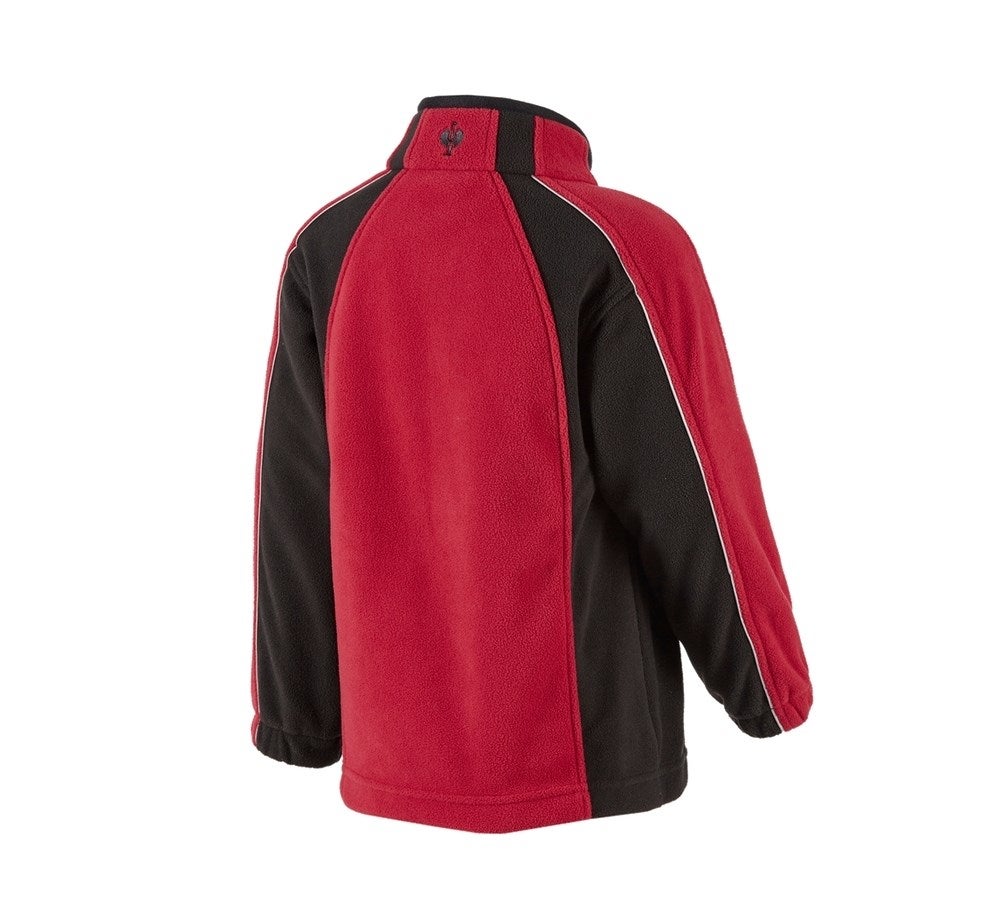 Secondary image Children's microfleece jacket dryplexx® micro red/black