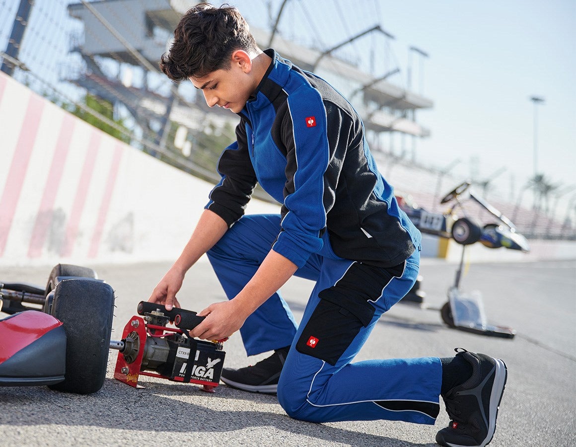 Additional image 4 Children's microfleece jacket dryplexx® micro royalblue/black