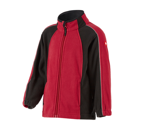 Primary image Children's microfleece jacket dryplexx® micro red/black