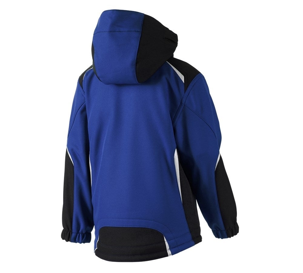 Secondary image Children's softshell jacket e.s.motion royalblue/black