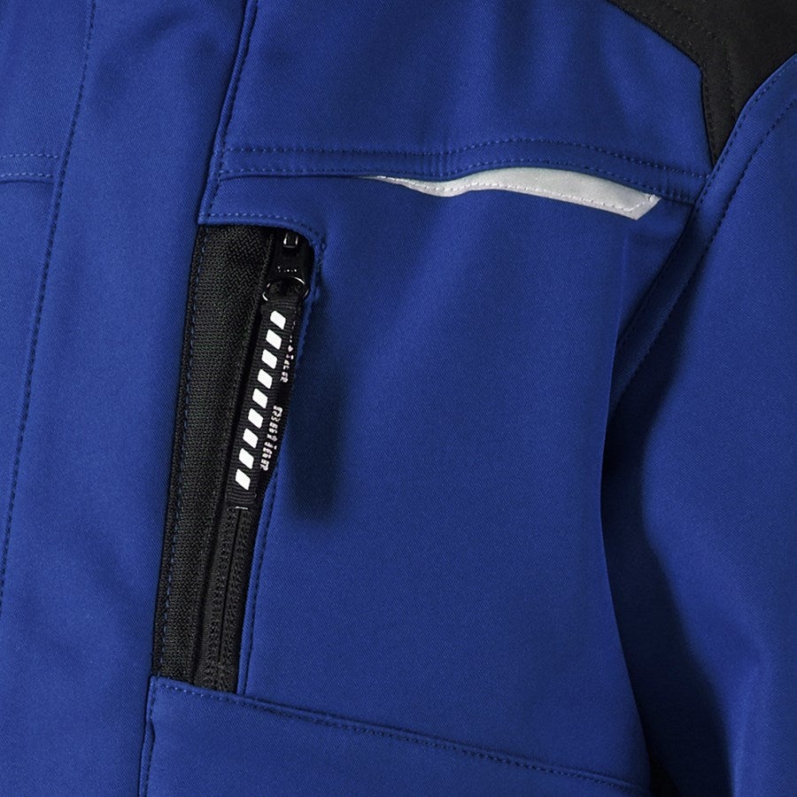 Detailed image Children's softshell jacket e.s.motion royalblue/black