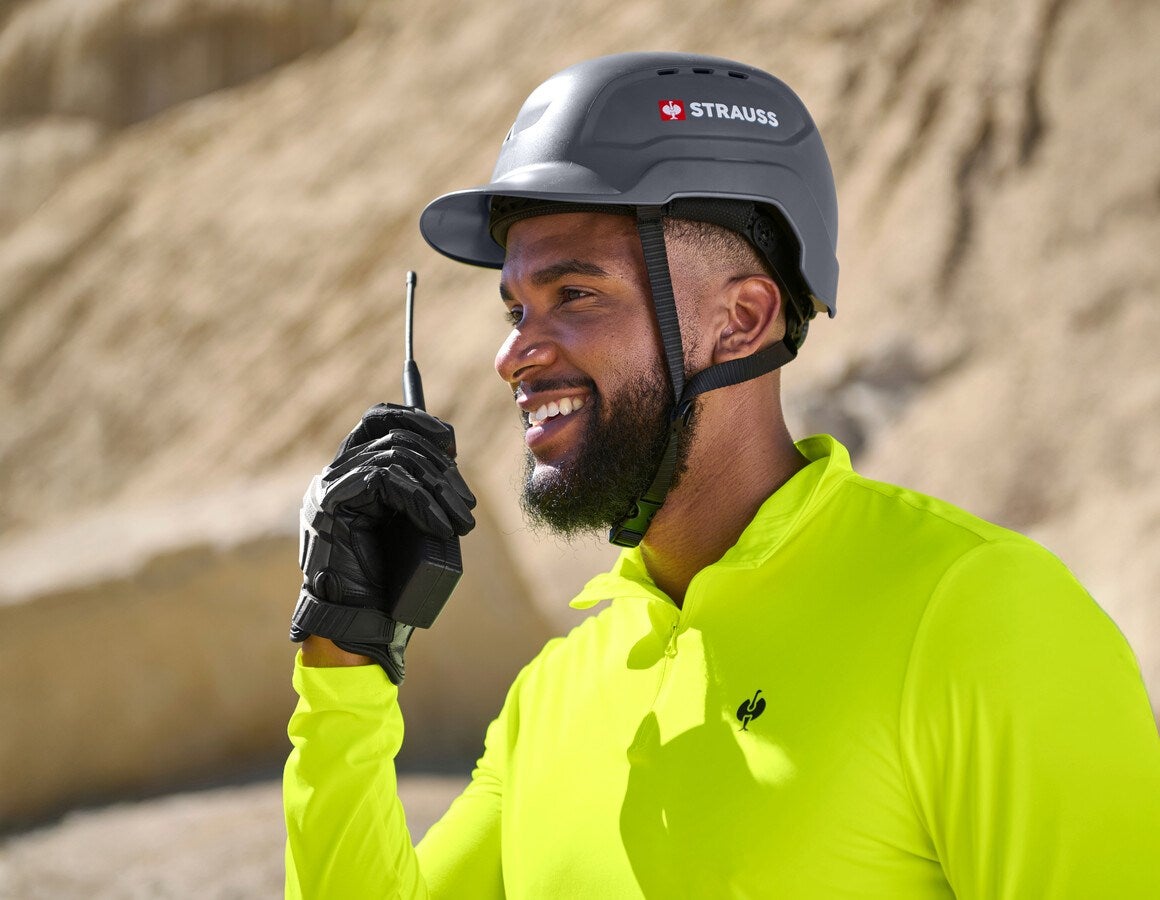 Additional image 1 Chinstrap for e.s. Work helmet worker black