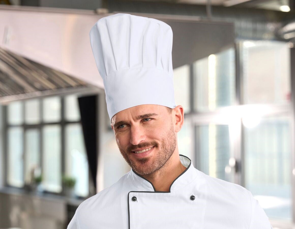 Main action image Cotton Chefs Hats white