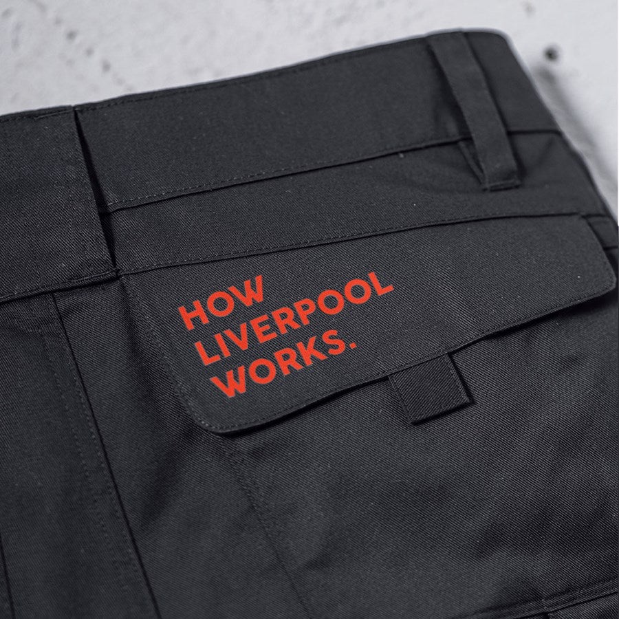 Detailed image LFC Work Short black/straussred