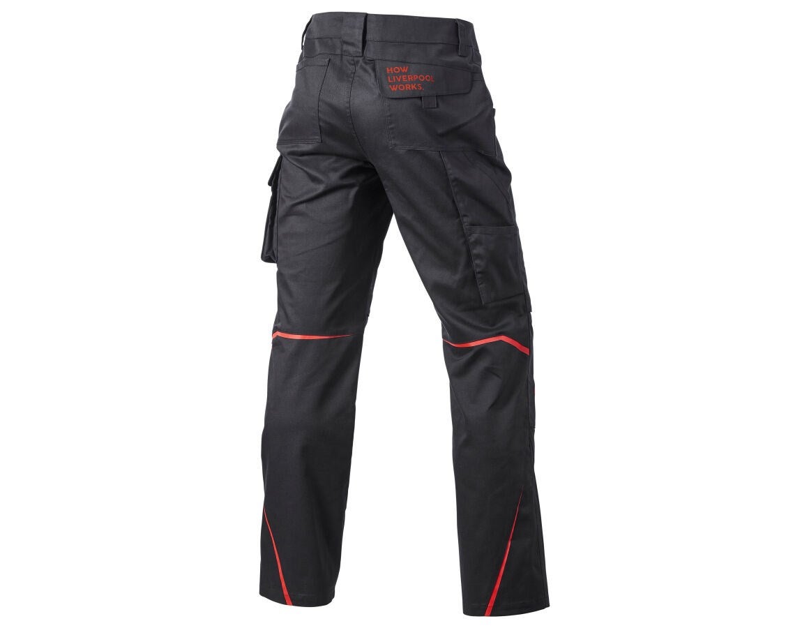 Secondary image LFC Work Trousers black/straussred