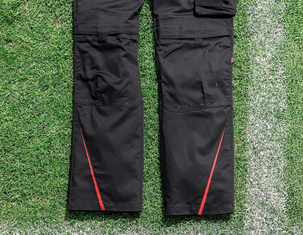 Additional image 1 LFC Work Trousers black/straussred
