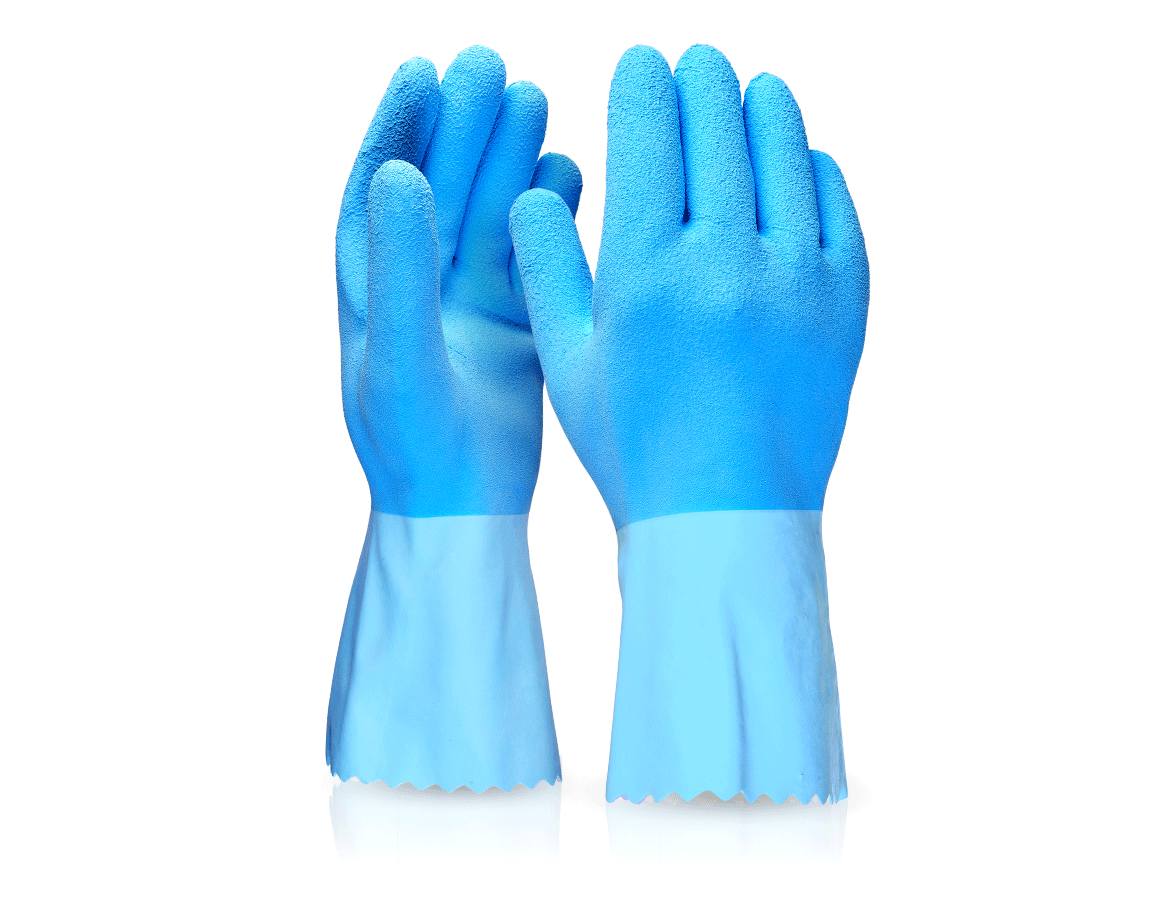 Primary image Latex special gloves Hy Blue S