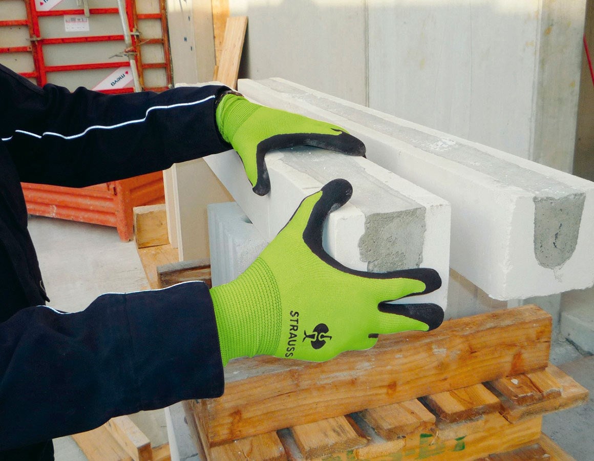 Additional image 1 Latex knitted gloves Senso Grip XS