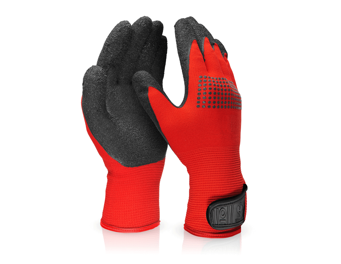 Primary image Latex knitted gloves Techno Grip S