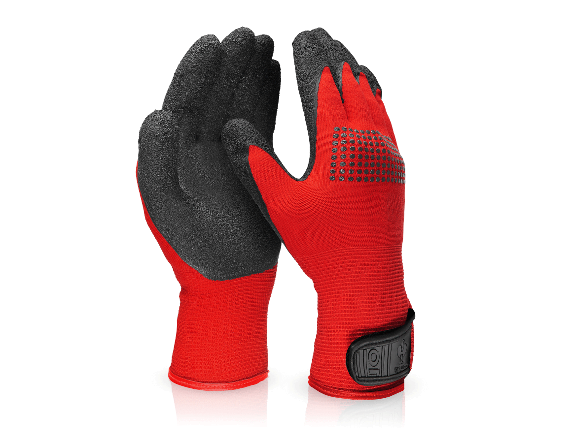 Primary image Latex knitted gloves Techno Grip S