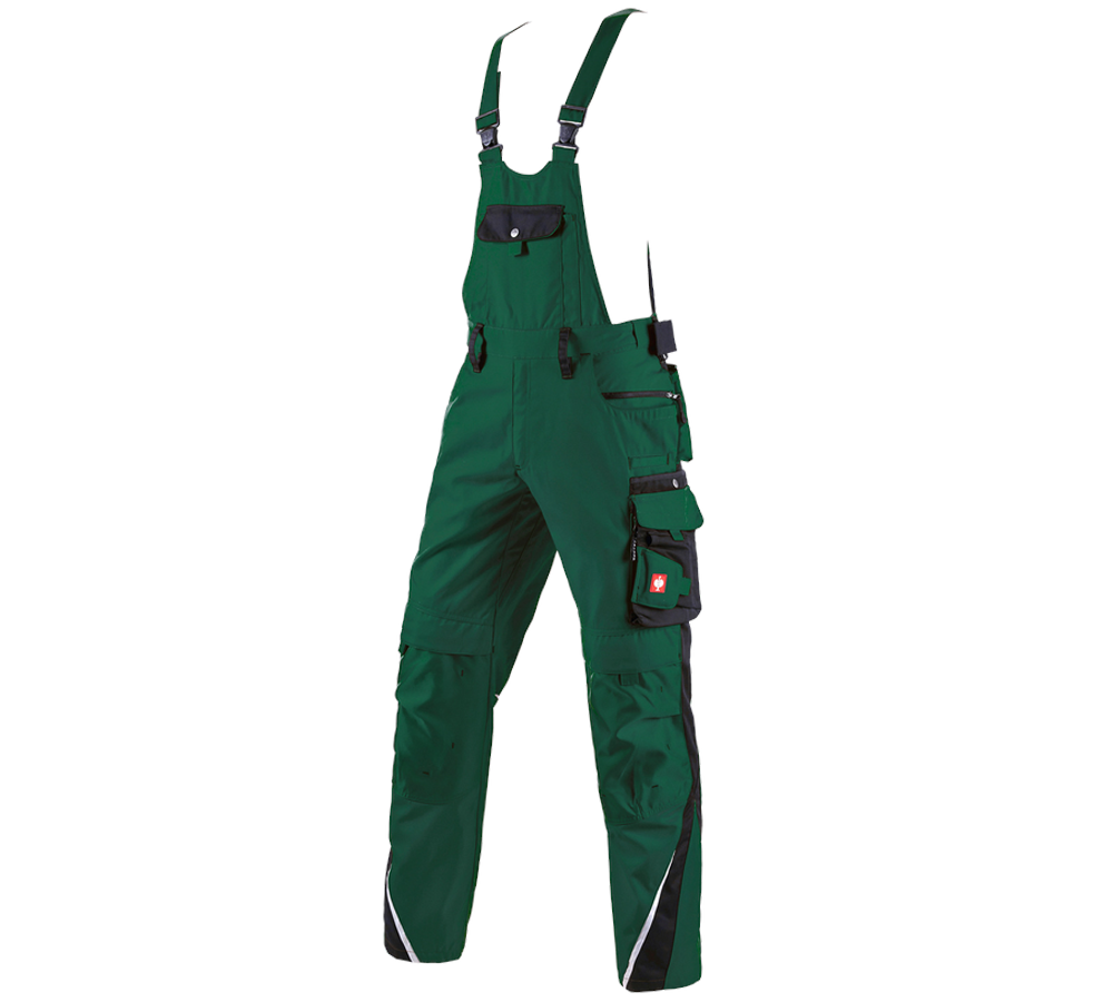 Primary image Bib & brace e.s.motion green/black