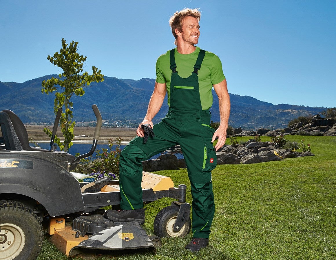 Main action image Bib & brace e.s.motion 2020 green/seagreen