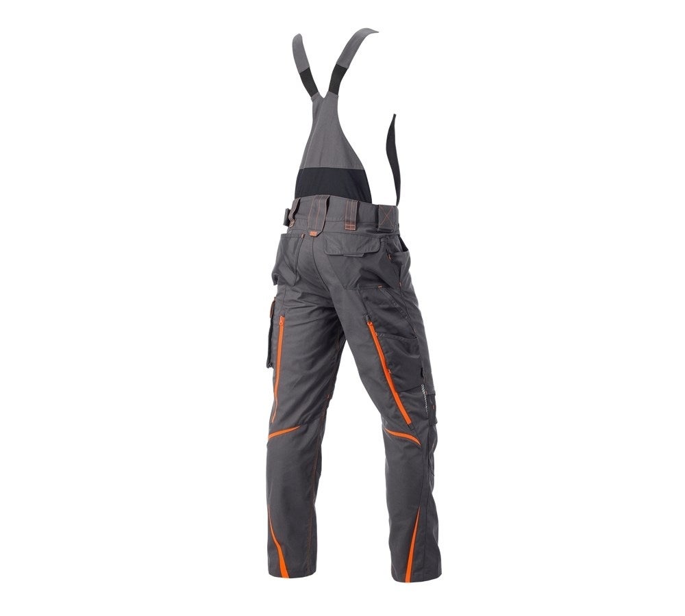 Secondary image Bib & brace e.s.motion 2020 anthracite/high-vis orange