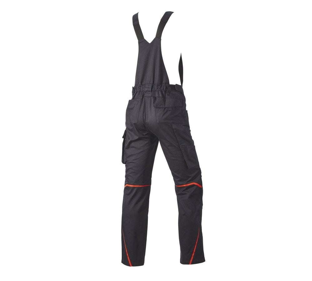 Secondary image Bib & brace e.s.motion DIY black/straussred