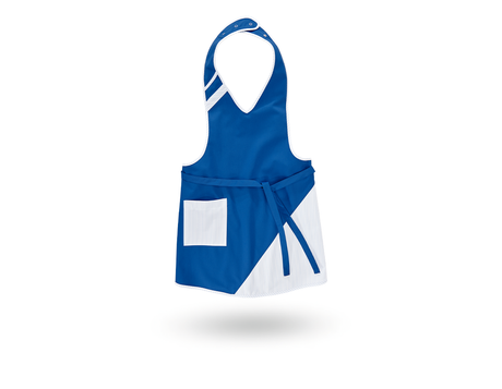 Primary image Bib Apron Britta royalblue/white