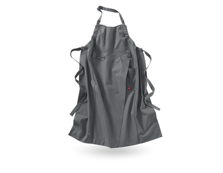 Primary image Bib Apron e.s.fusion, ladies' cement melange