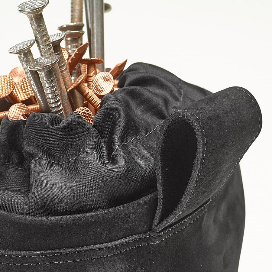 Detailed image Leather nail bag e.s.vintage black