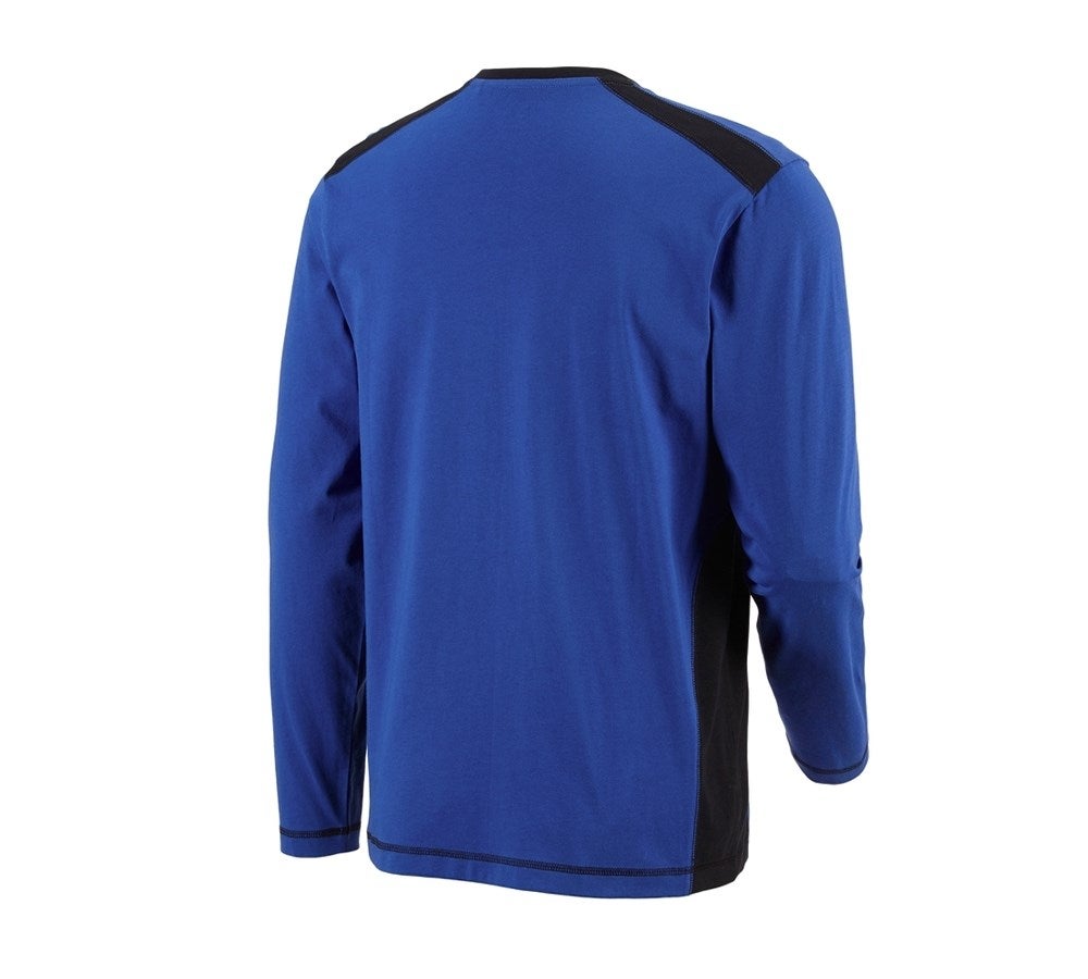 Secondary image Longsleeve cotton e.s.active royalblue/black