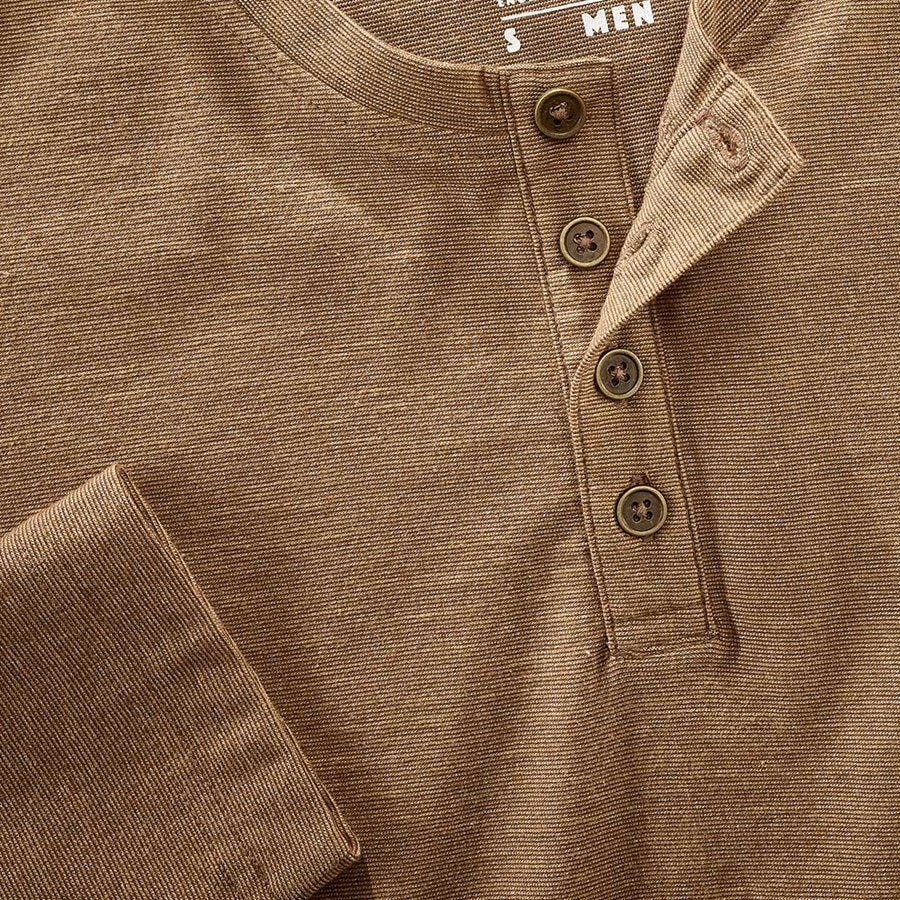 Detailed image Long sleeve e.s.vintage sepia melange