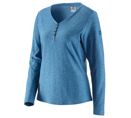 Primary image Longsleeve e.s.vintage, ladies' arcticblue melange