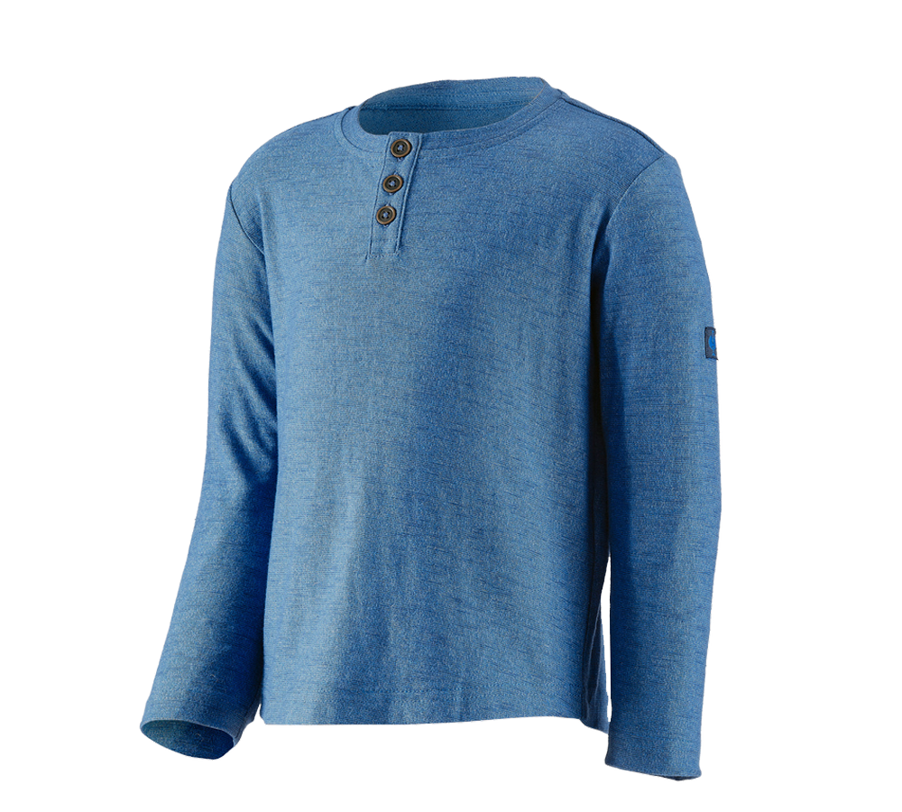 Primary image Longsleeve e.s.vintage, children's arcticblue melange