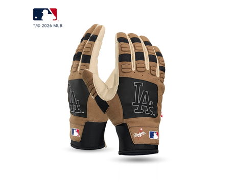 Primary image MLB Mechanic's gloves LA brown/black