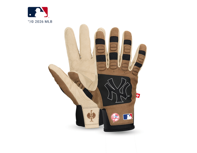 Primary image MLB™ Mechanic's gloves NY brown/black