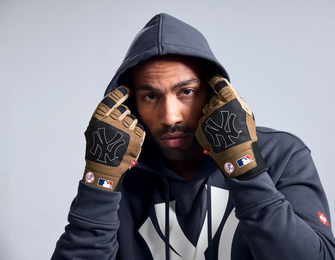 Main action image MLB™ Mechanic's gloves NY brown/black