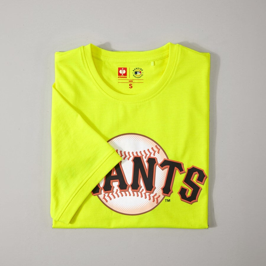 Detailed image MLB T-shirt neon GI neon yellow