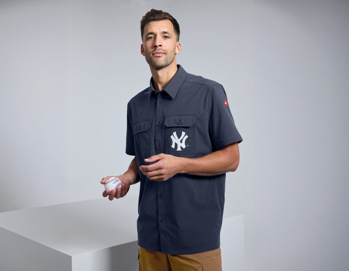 Additional image 1 MLB™ Work shirt short sleeved NY blue