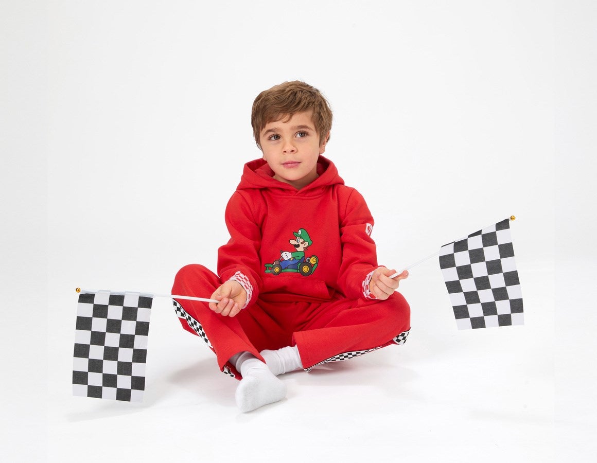 Additional image 1 Mario Kart Hoody, children's straussred