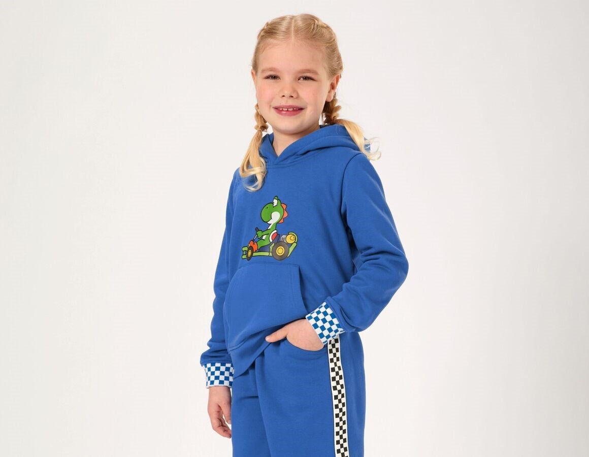 Additional image 1 Mario Kart Hoody, children's aurorablue