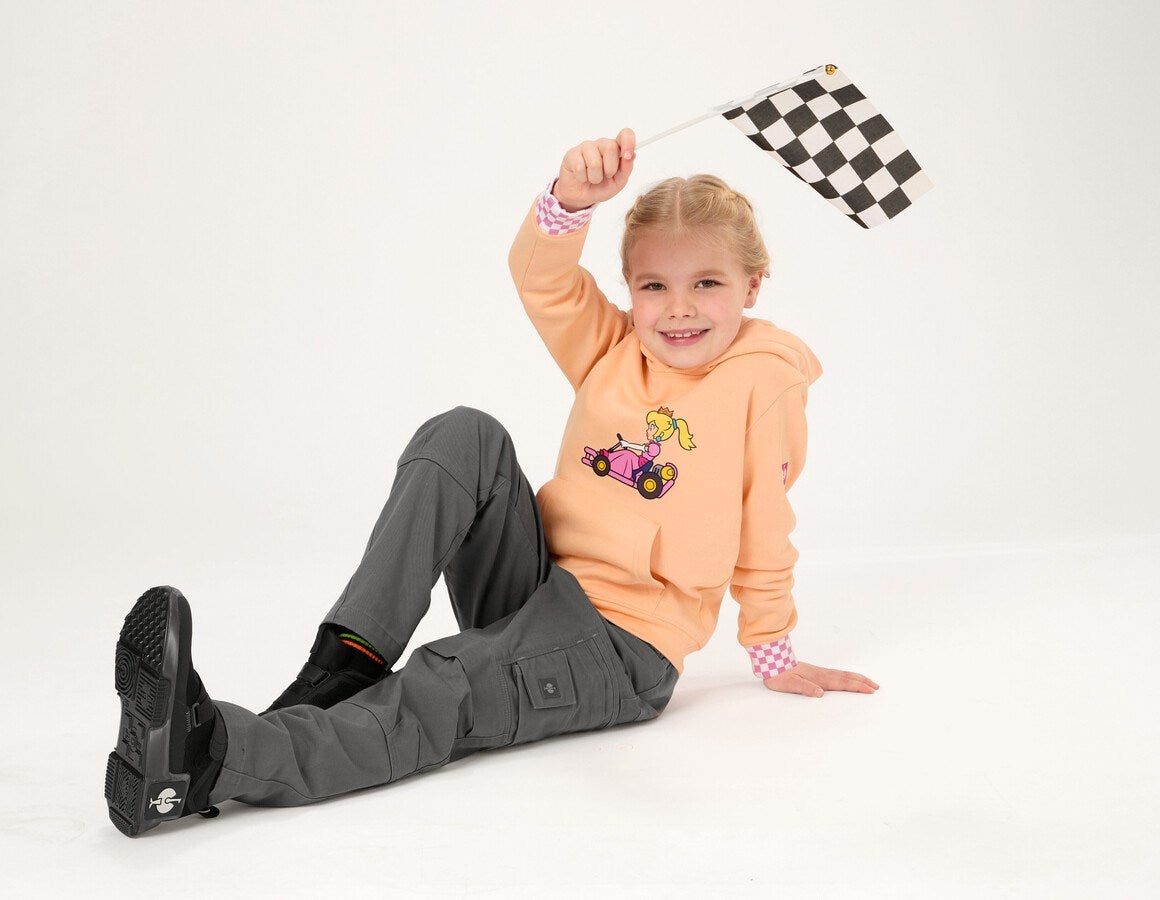 Additional image 1 Mario Kart Hoody, children's peach
