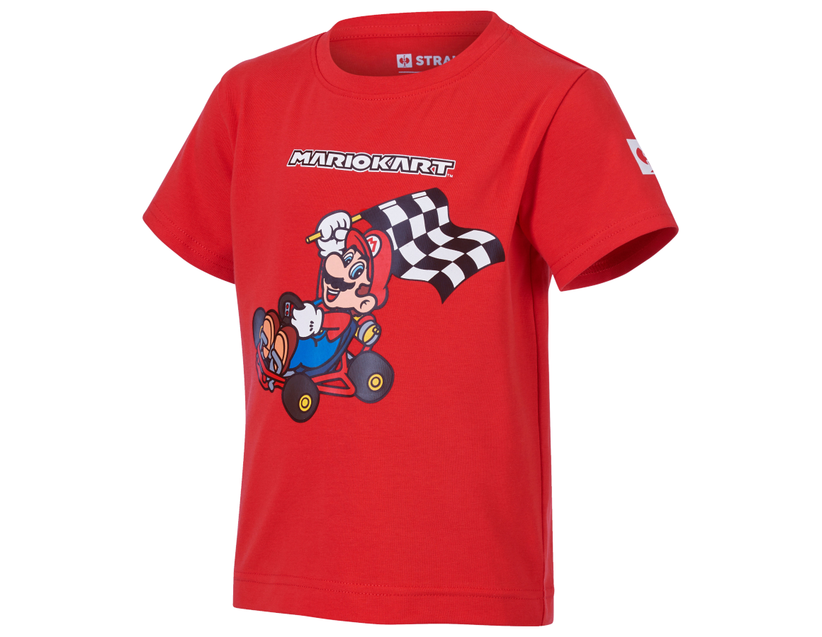 Primary image Mario Kart/Peach T-shirt, children's straussred