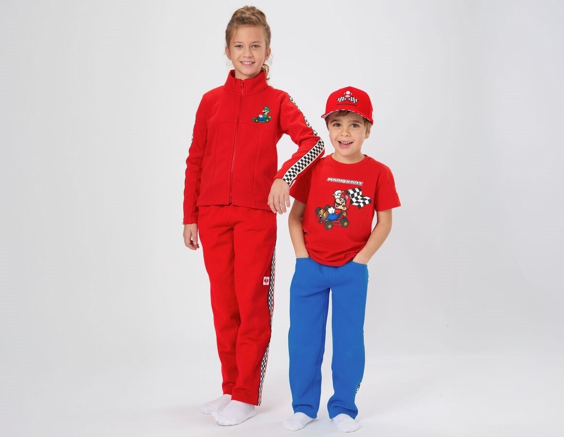 Additional image 2 Mario Kart Sweatpants, children's straussred