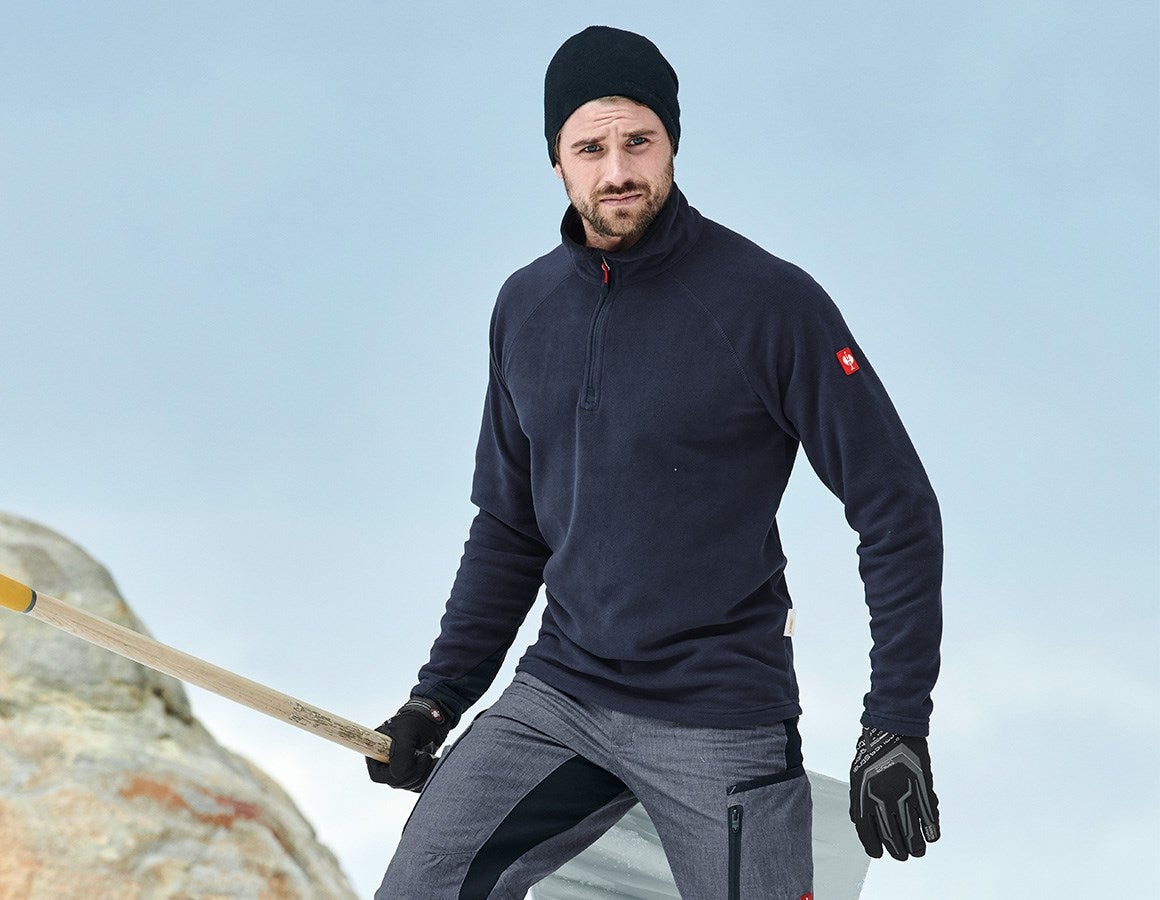 Main action image Microfleece troyer dryplexx® micro navy