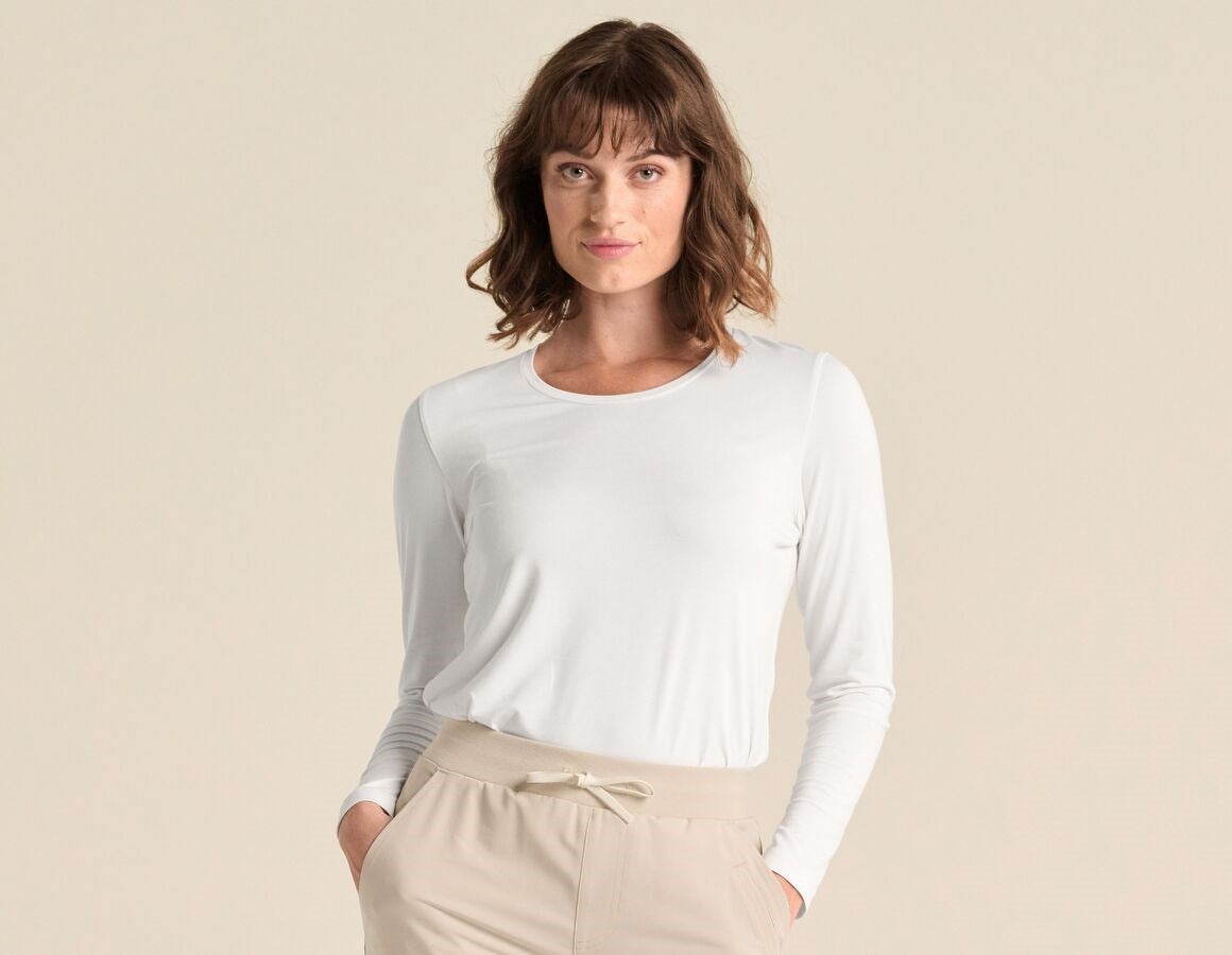 Main action image Modal-Longsleeve e.s.avida, ladies' white
