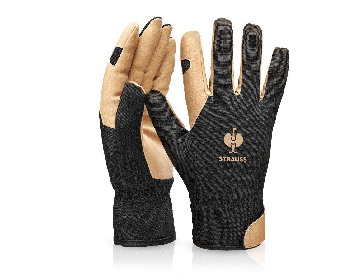 Primary image Assembly winter gloves Intense light black/brown