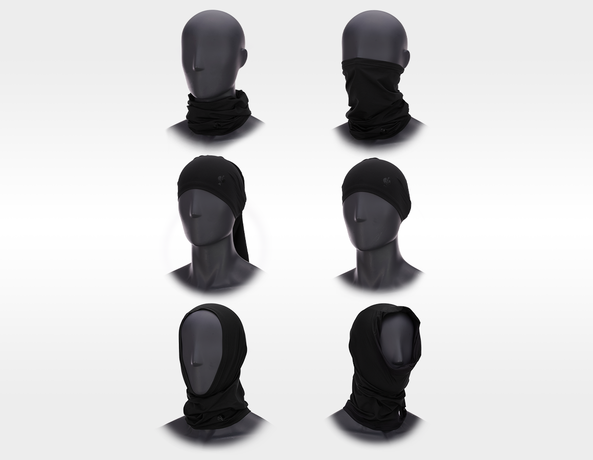 Additional image 1 Multifunctional scarf UV e.s.trail black