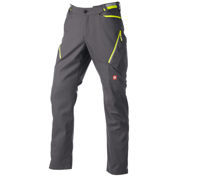 Primary image Multipocket trousers e.s.ambition anthracite/high-vis yellow